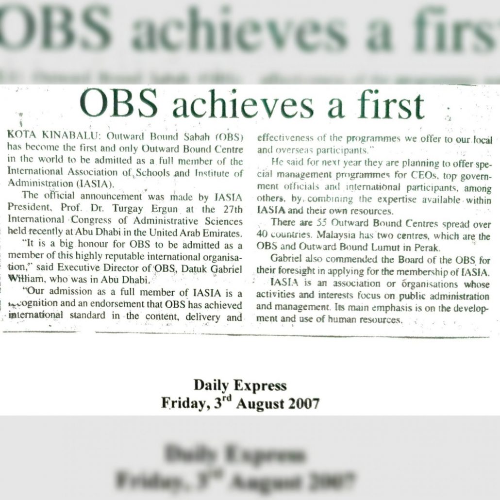 Publish in Daily Express on 3rd August 2007