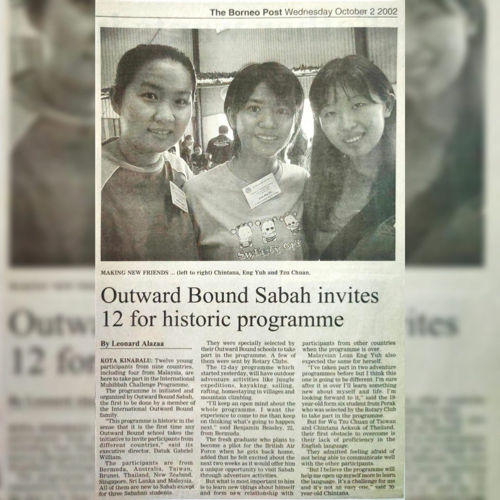 Publish in The Borneo Post on 2nd October 2002